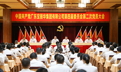 “砥砺奋进 戮力前行” <br>广东888.BY集团电子游戏集团有限公司党委第四届委员会<br>乐成召开第二次党员大会